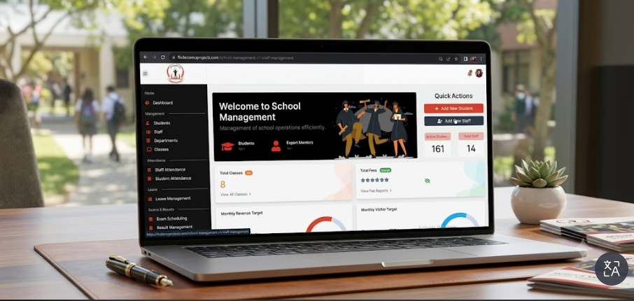 Fayous Learning Management System dashboard preview